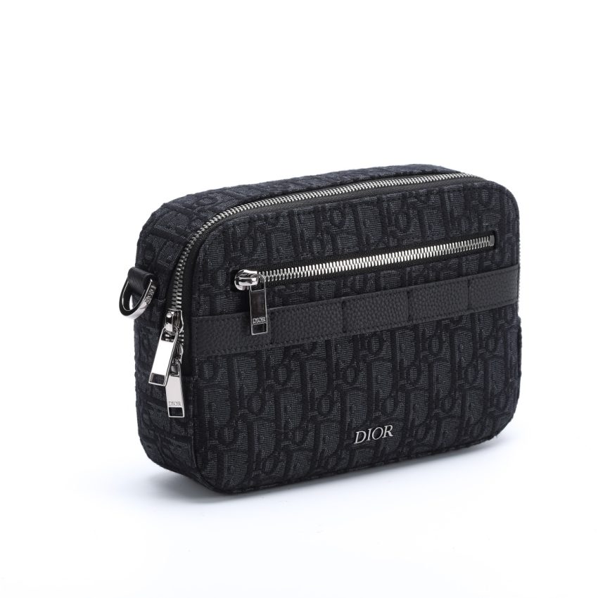 Replica Dior Safari Bag Black Jacquard - 1:1 designer replica handbag