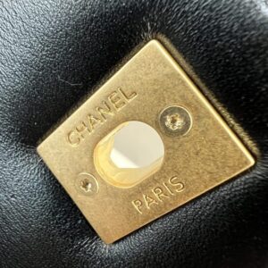 Replica CHANEL Tofu Bag Black - premium 1:1 fake handbag model