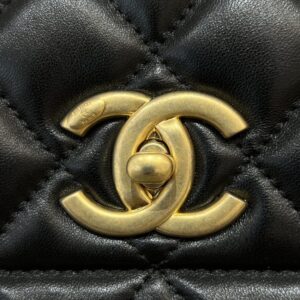 Replica CHANEL Tofu Bag Black - ultra-realistic fake designer tote