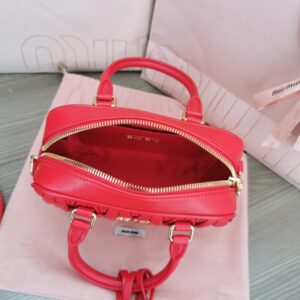 Replica Miu Miu Arcadie Small Red - realistic designer-inspired fake bag