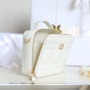 Replica Dior Caro Box Bag White - best-selling designer handbag dupe