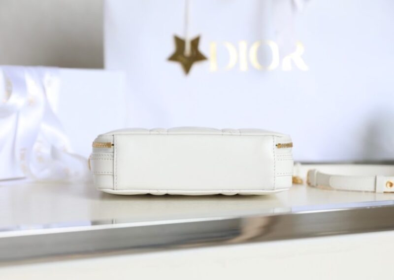 Replica Dior Caro Box Bag White - elite superclone designer purse