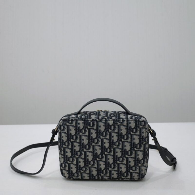 Replica Dior Caro Box Bag CD Print - best quality luxury bag dupe