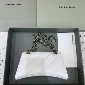 Replica Balenciaga Crush Small White - near-authentic luxury replica handbag