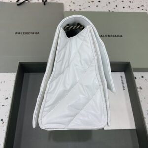 Replica Balenciaga Crush Large White - 1:1 designer replica handbag