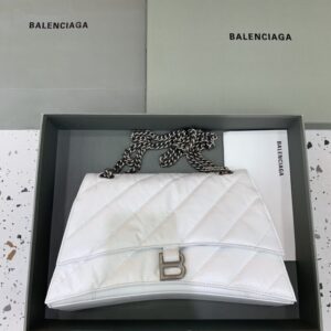 Replica Balenciaga Crush Large White - near-authentic luxury replica handbag