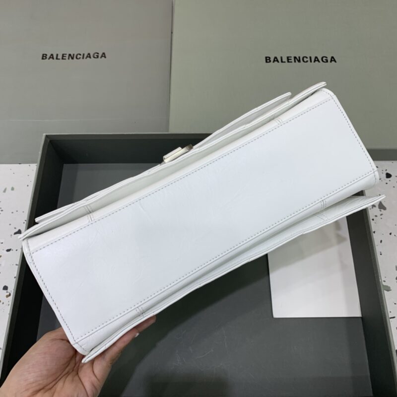 Replica Balenciaga Crush Large White - premium 1:1 fake handbag model