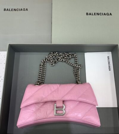 Replica Balenciaga Crush Small Pink - top-tier luxury replica shoulder bag