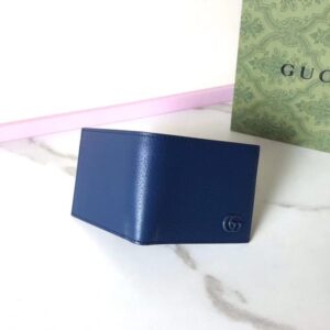 Replica Gucci Marmont Wallet Blue - top-rated replica designer bag