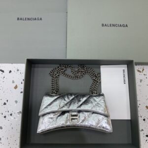 Replica Balenciaga Crush Small Silver - near-authentic luxury replica handbag