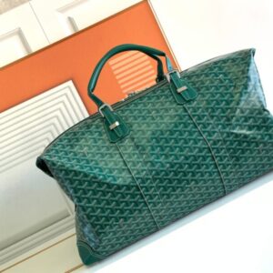 Replica Goyard Bowling 55 Bag Green - premium-grade designer purse dupe