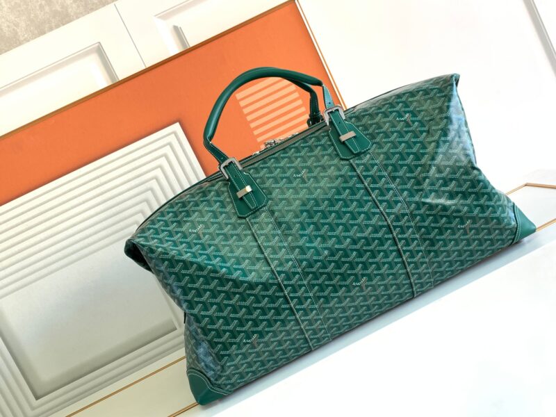 Replica Goyard Bowling 55 Bag Green - premium-grade designer purse dupe