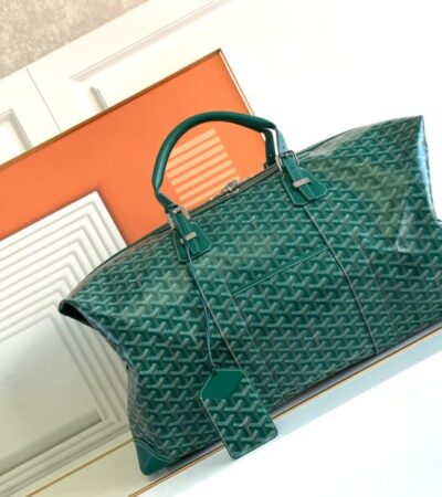 Replica Goyard Bowling 55 Bag Green - high-end fake designer purse