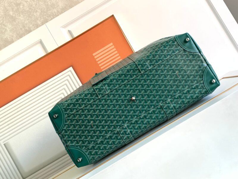 Replica Goyard Bowling 55 Bag Green - best-selling designer handbag dupe