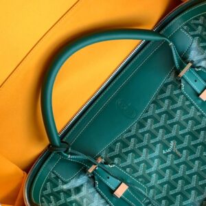 Replica Goyard Bowling 55 Bag Green - premium 1:1 fake handbag model