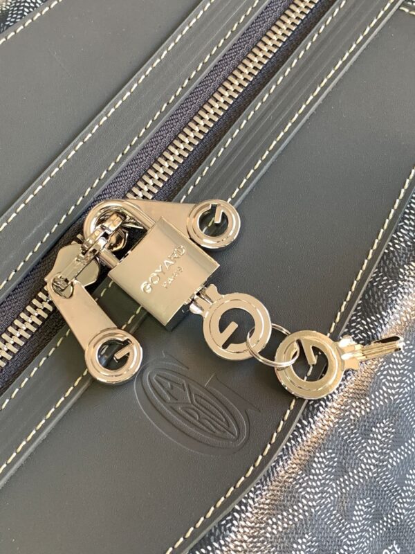 Replica Goyard Bowling 55 Bag Grey - 1:1 designer replica handbag