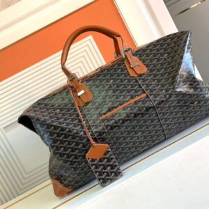 Replica Goyard Bowling 55 Bag Brown - premium-grade designer purse dupe