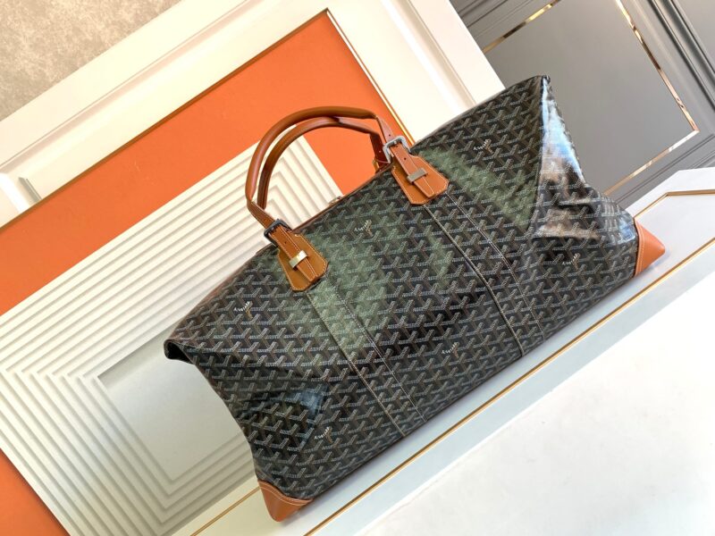 Replica Goyard Bowling 55 Bag Brown - top-tier luxury replica shoulder bag