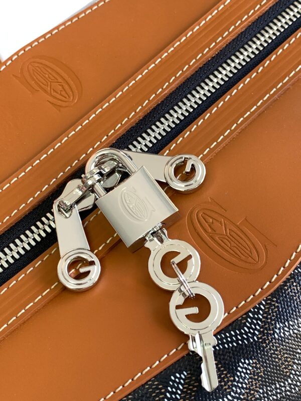 Replica Goyard Bowling 55 Bag Brown - high-end fake designer purse