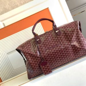 Replica Goyard Bowling 55 Bag Bordeaux - 1:1 designer replica handbag
