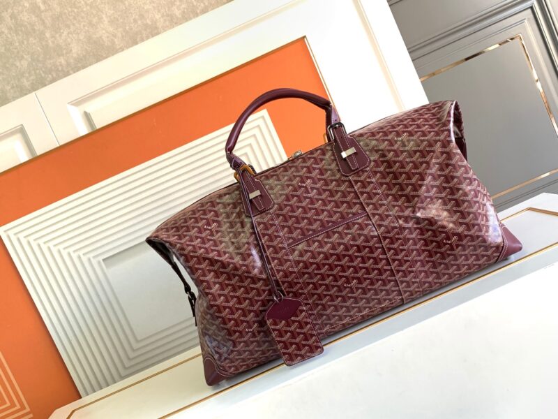 Replica Goyard Bowling 55 Bag Bordeaux - 1:1 designer replica handbag
