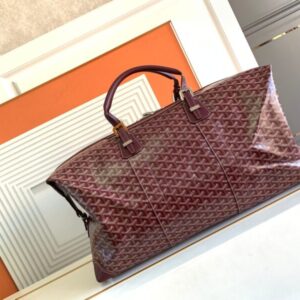 Replica Goyard Bowling 55 Bag Bordeaux - near-authentic luxury replica handbag