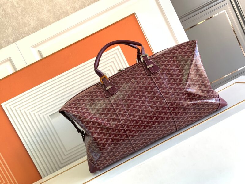 Replica Goyard Bowling 55 Bag Bordeaux - near-authentic luxury replica handbag