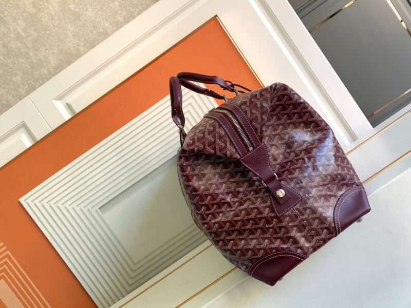 Replica Goyard Bowling 55 Bag Bordeaux - best-selling designer handbag dupe