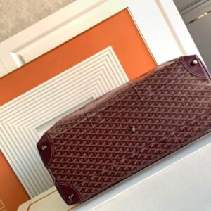 Replica Goyard Bowling 55 Bag Bordeaux - high-quality designer bag clone