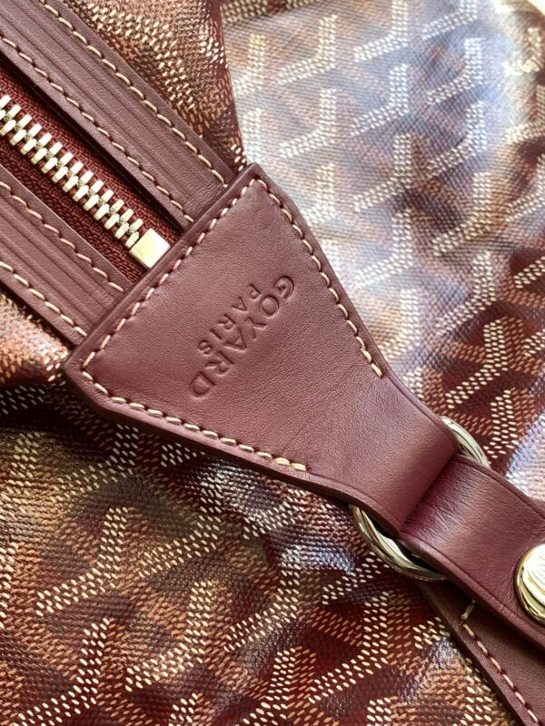 Replica Goyard Bowling 55 Bag Bordeaux - premium 1:1 fake handbag model