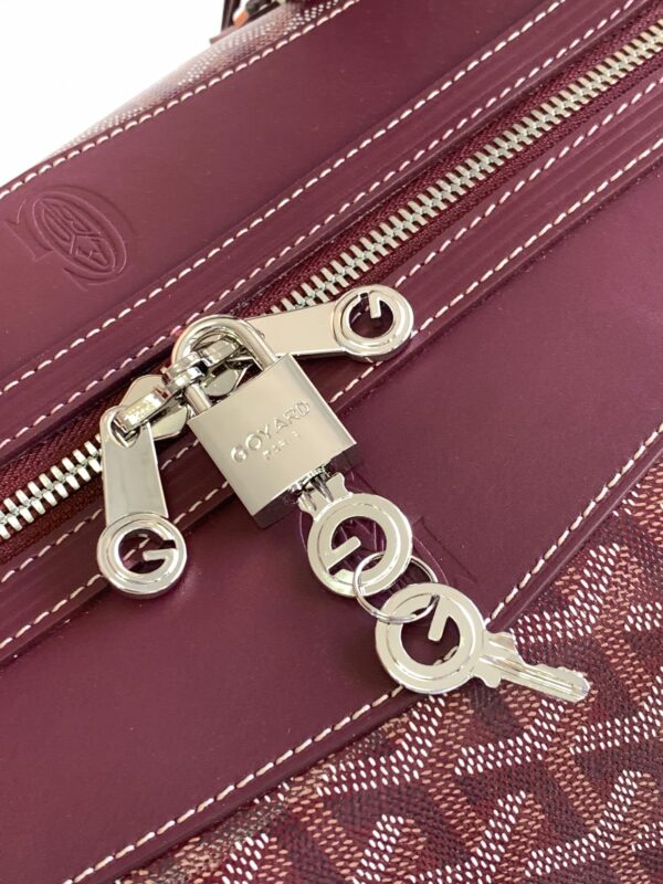Replica Goyard Bowling 55 Bag Bordeaux - high-accuracy replica luxury purse