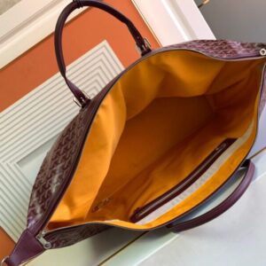 Replica Goyard Bowling 55 Bag Bordeaux - premium 1:1 fake handbag model
