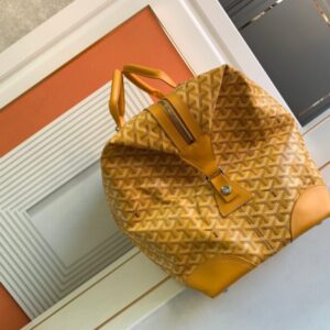 Replica Goyard Bowling 55 Bag Yellow - high-accuracy replica luxury purse