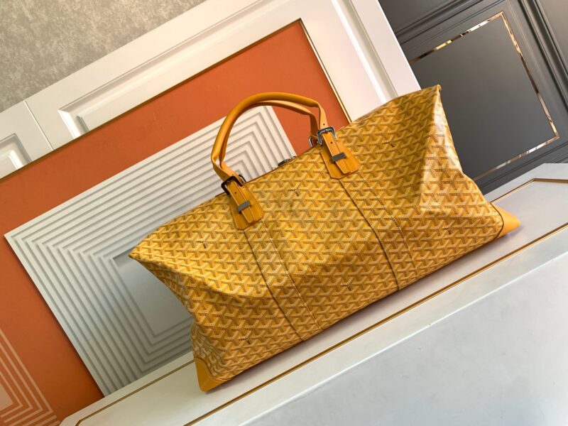 Replica Goyard Bowling 55 Bag Yellow - top-tier luxury replica shoulder bag
