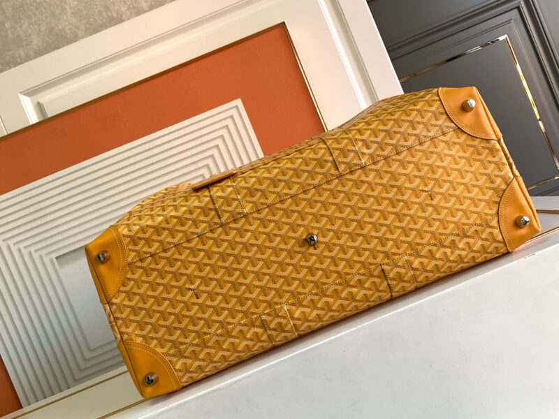 Replica Goyard Bowling 55 Bag Yellow - high-end fake designer purse
