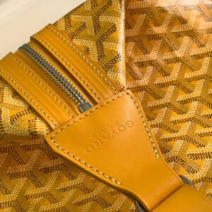 Replica Goyard Bowling 55 Bag Yellow - near-authentic luxury replica handbag