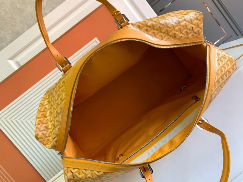 Replica Goyard Bowling 55 Bag Yellow - high-end fake designer purse