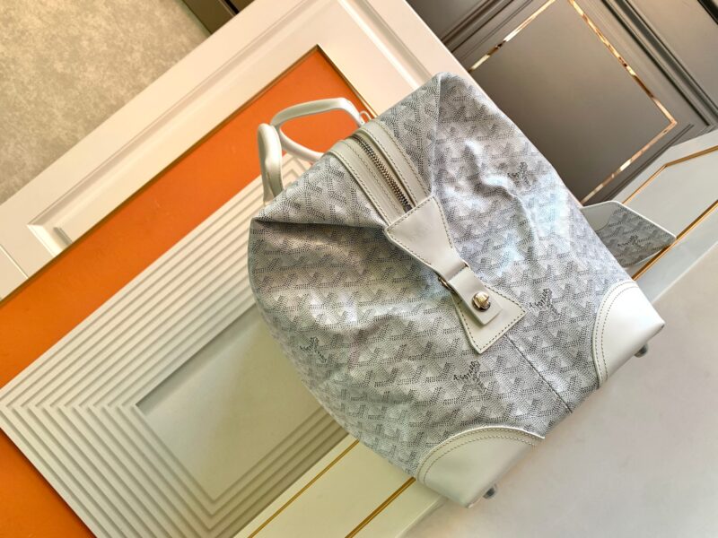 Replica Goyard Bowling 55 Bag White - near-authentic luxury replica handbag