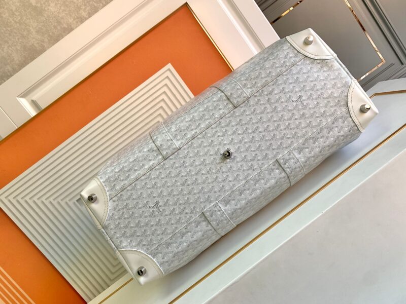 Replica Goyard Bowling 55 Bag White - top-tier luxury replica shoulder bag