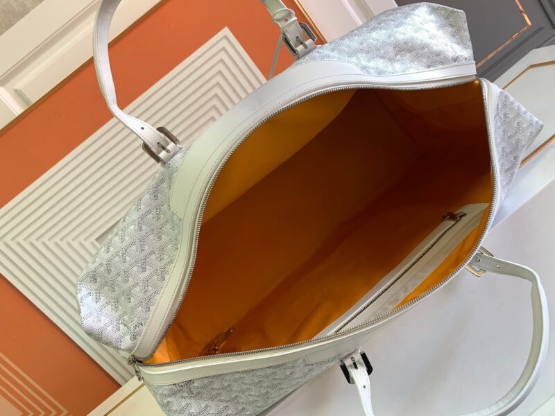 Replica Goyard Bowling 55 Bag White - high-quality designer bag clone