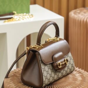 Replica Gucci Horsebit 1955 Top Handle - realistic designer-inspired fake bag