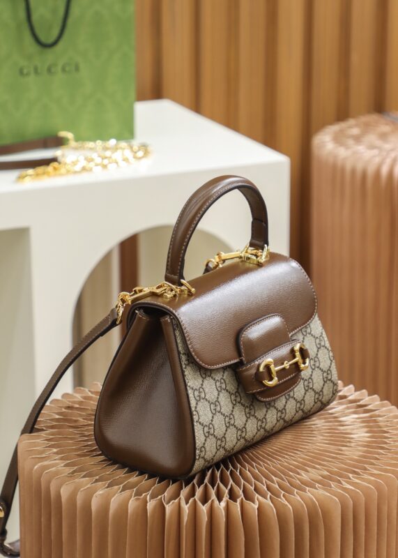 Replica Gucci Horsebit 1955 Top Handle - realistic designer-inspired fake bag