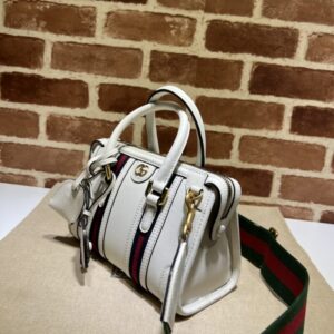 Replica Gucci Bauletto Top Handle White - top-tier luxury replica shoulder bag
