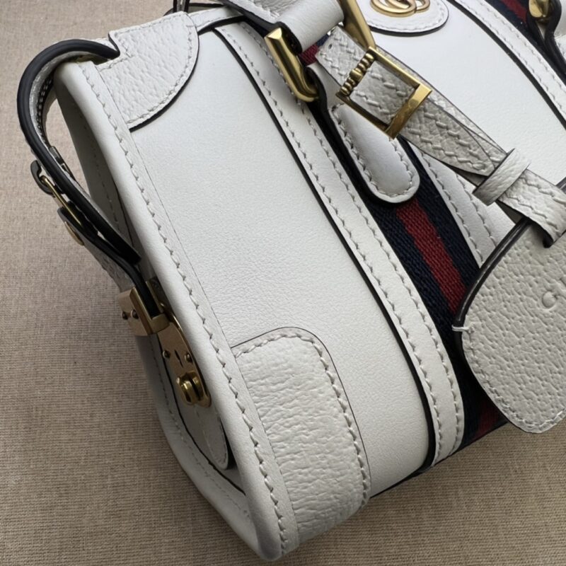 Replica Gucci Bauletto Top Handle White - top-tier luxury replica shoulder bag