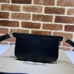 Replica Gucci G Blondie Waist Canvas Black - 1:1 designer replica handbag