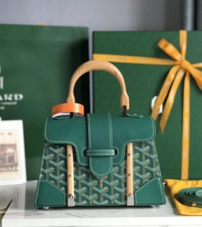Replica Goyard Sigon Pm Green - top-tier luxury replica shoulder bag