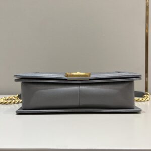 Replica CHANEL Le Boy Large Grey - high-quality designer bag clone