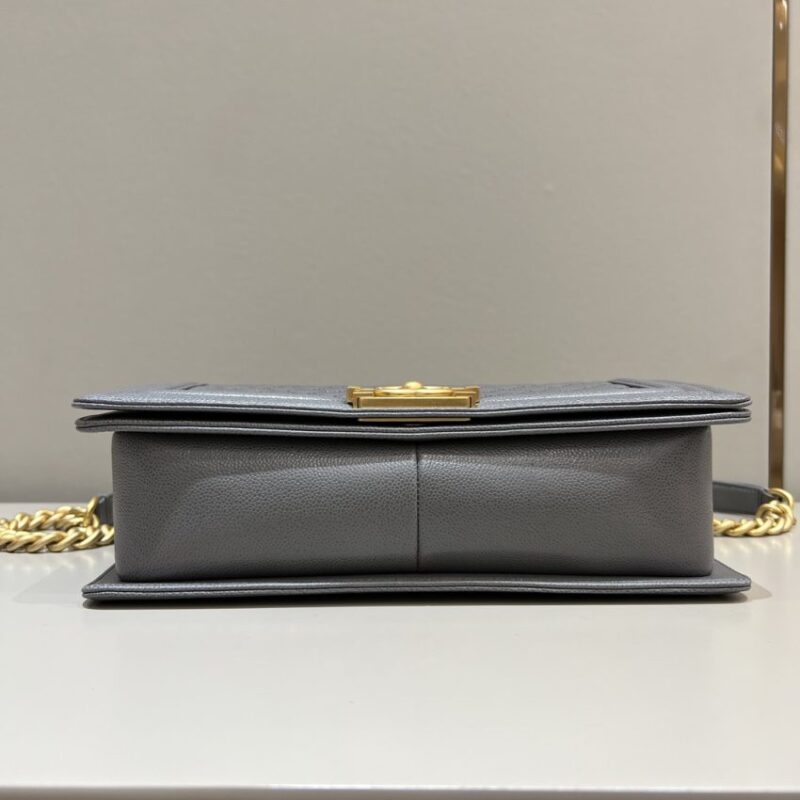 Replica CHANEL Le Boy Large Grey - high-quality designer bag clone
