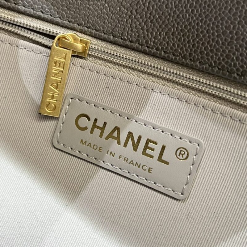 Replica CHANEL Le Boy Large Grey - premium 1:1 fake handbag model