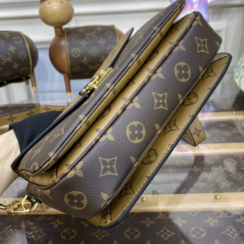 Replica Louis Vuitton Pochette Metis Brown Canvas - best quality luxury bag dupe
